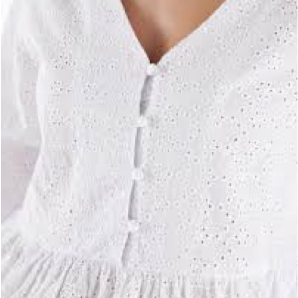 Barbour Binweed Cotton Eyelet Top - Picture 2 of 5